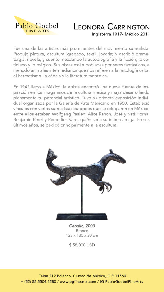 Caballo - Leonora Carrington - Pablo Goebel Fine Arts