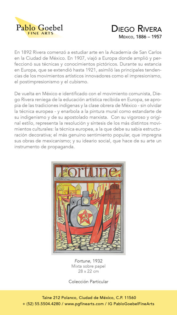 Fortune - Diego Rivera - Pablo Goebel Fine Arts