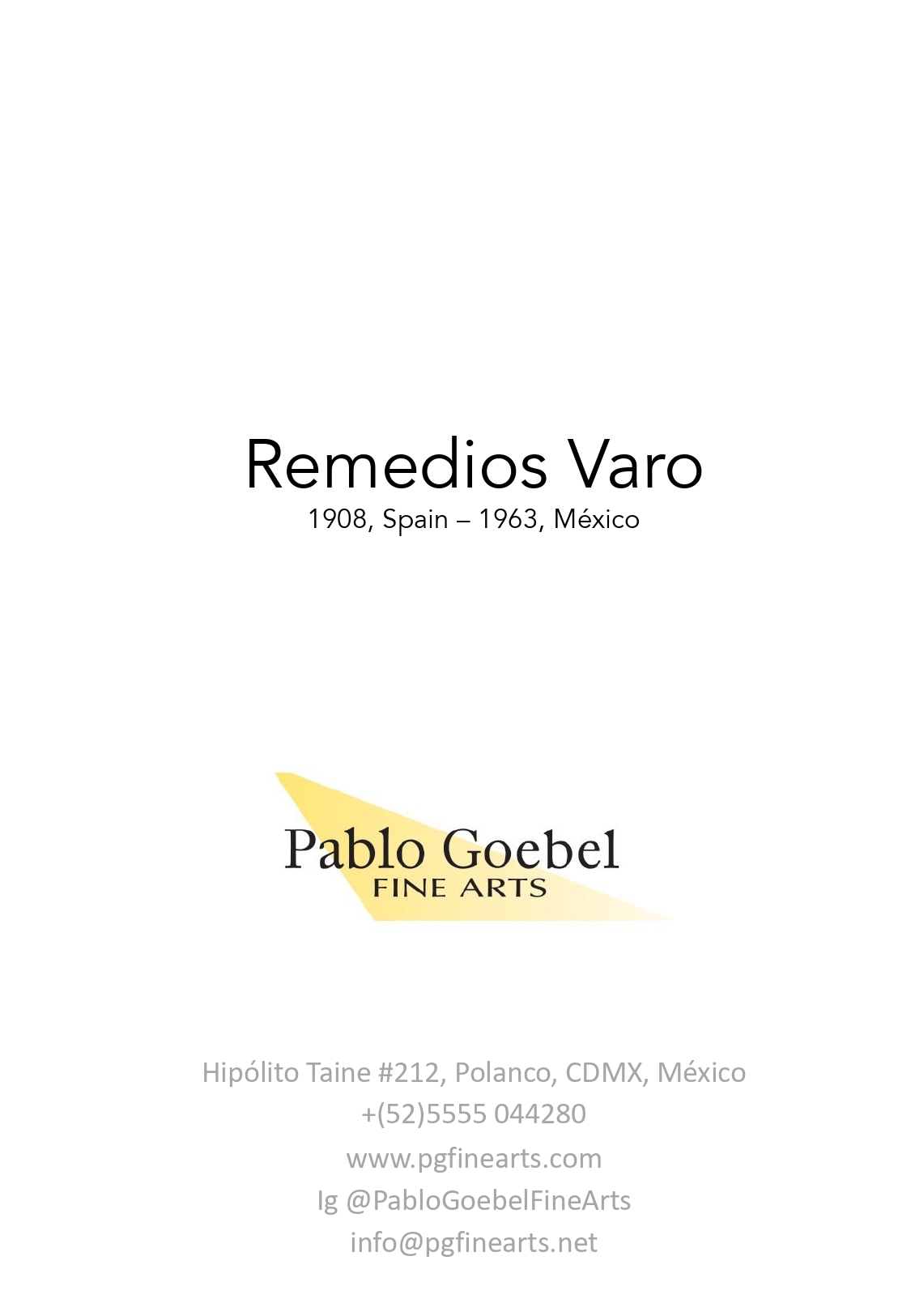 Remedios Varo 1908, Spain - 1963, México